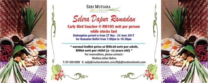 Mutiara Hotel Ramadhan Buffet 2017