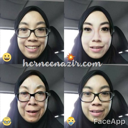 hernee nazir Face app