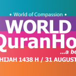 World #QuranHour – 31 Ogos 2017/ 9 Zulhijjah 1438H