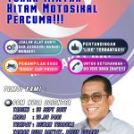 Program Tukar Minyak Motor Hitam Motorsikal Percuma – 16 September 2017
