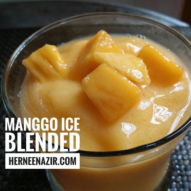 Resipi Mango Ice Blended Mudah
