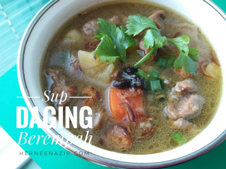 Resipi Sup Daging Berempah