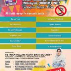 Sambutan Bulan Keluarga Kebangsaan 1Malaysia (BKK1M) 2017 – 18 November 2017