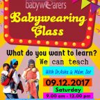 Babywearing Class With Dr. Asha & Mdm. Dot – 9 December 2017