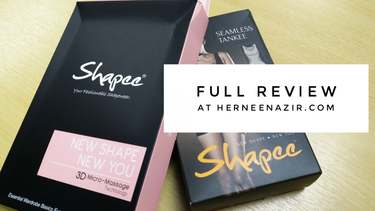 Dapatkan Bentuk Badan Ideal Dengan Shapee Seamless Tankee & Shapee Long Arm Shaper