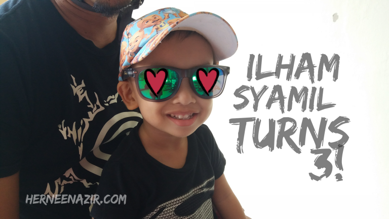 27 Jan 2018 | Ilham Syamil Turns 3!
