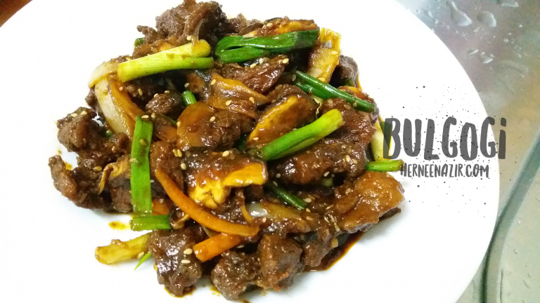 Resipi Bulgogi Sedap & Egg Roll Mudah