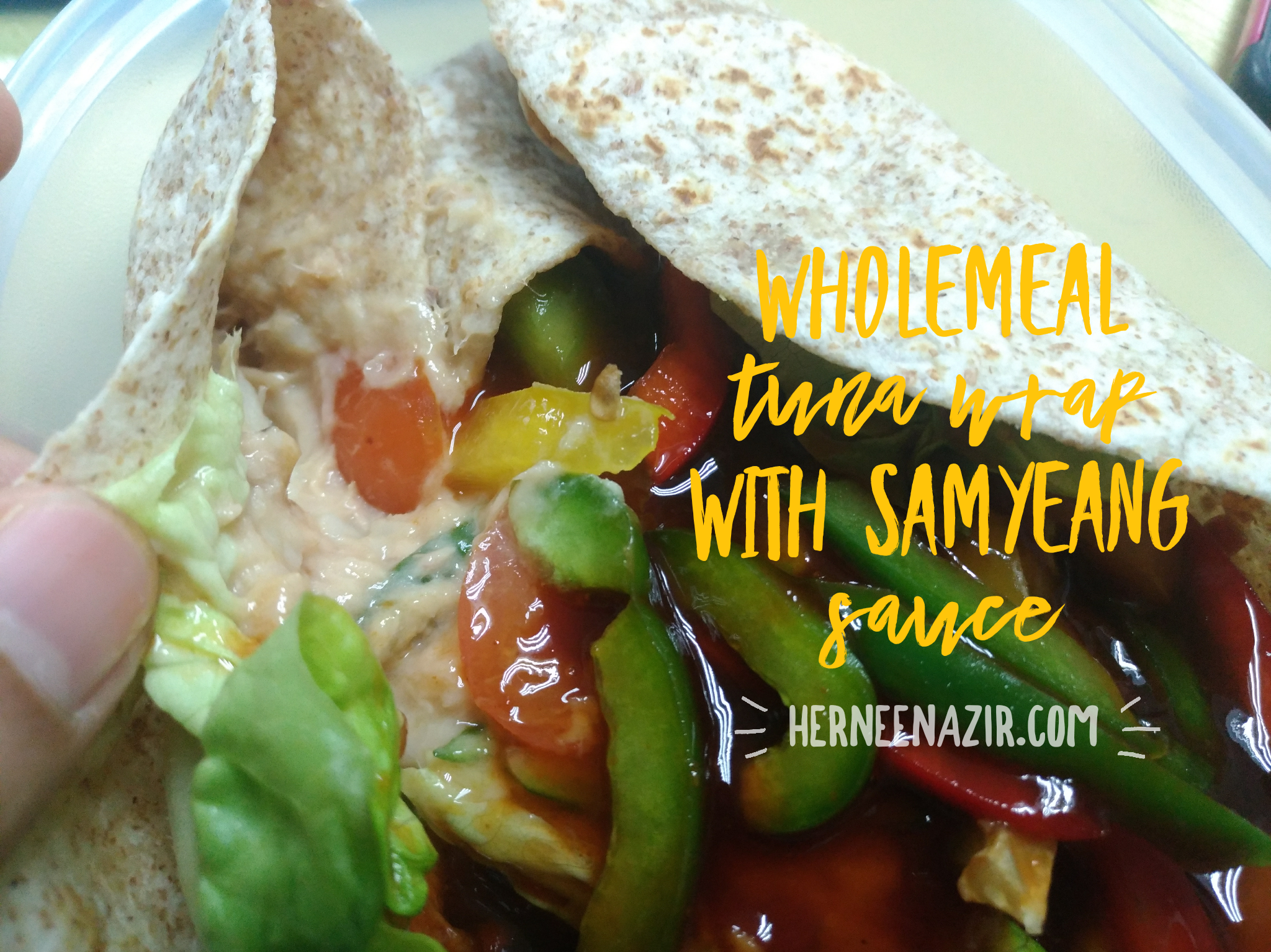 DDHN – Wholemeal Tuna Wrap With Samyeang Sauce