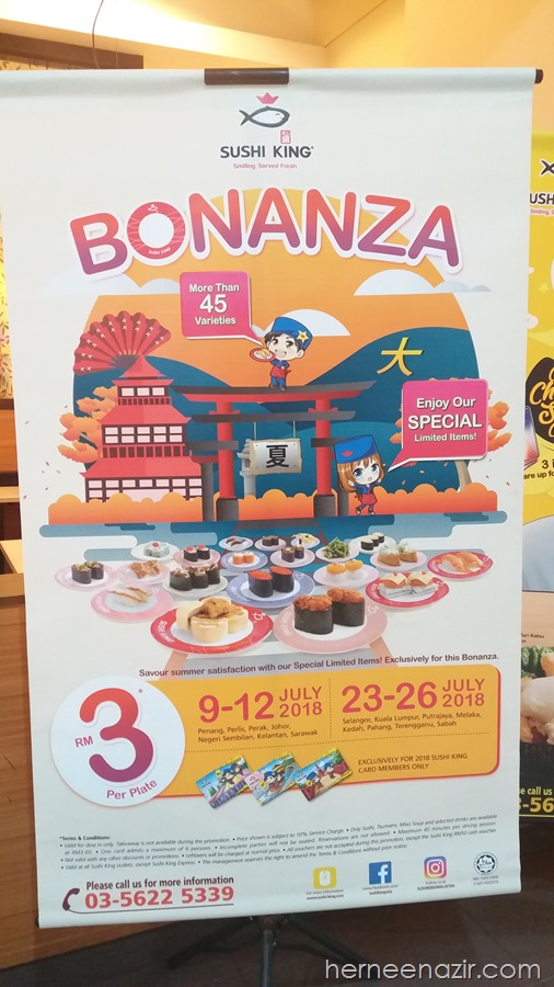 Bonanza RM3 Sushi King | July 2018