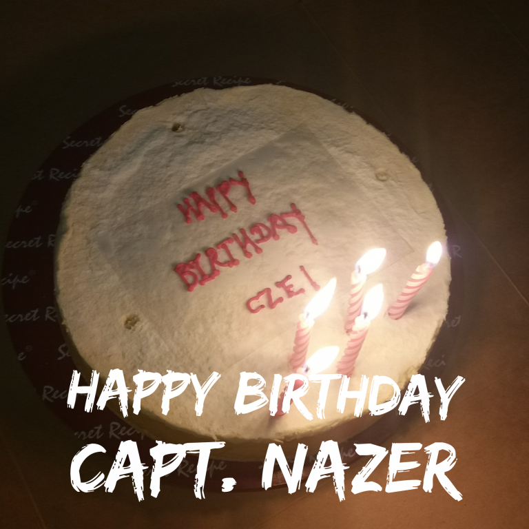 Happy Birthday Capt. Nazer!