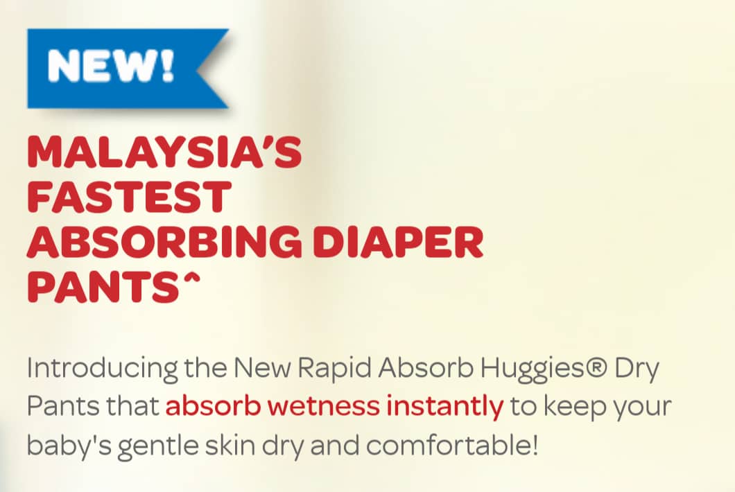Huggies Dry Pants Lampin Pakai Buang Pilihan Ibu-ibu Malaysia