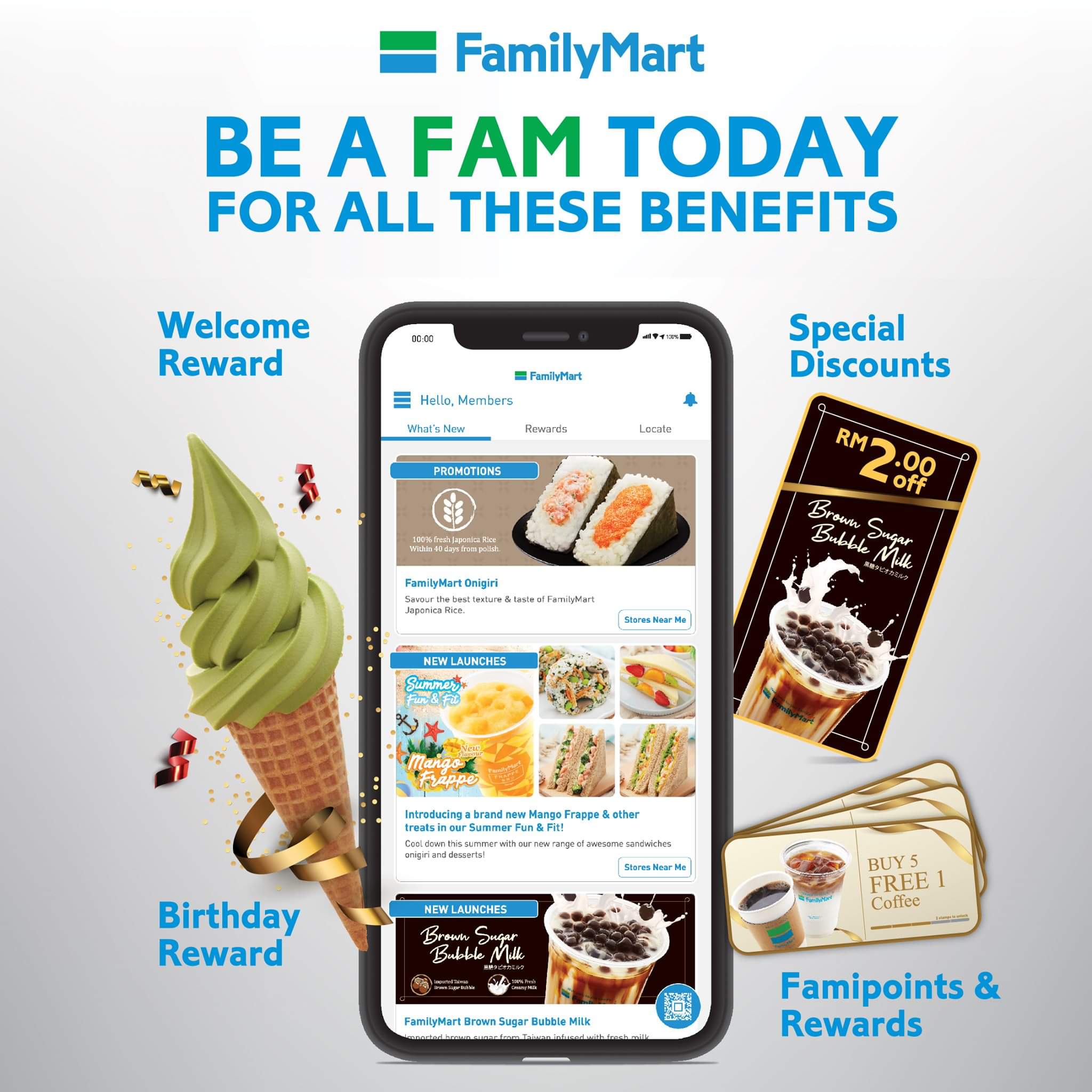 Jom Register MY FamilyMart Mobile App
