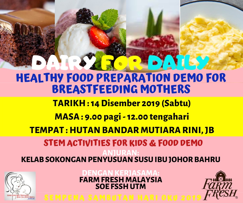 Dairy for Daily – Healthy Food Preparation Demo for Breastfeeding Mothers | 14 Dis 2019