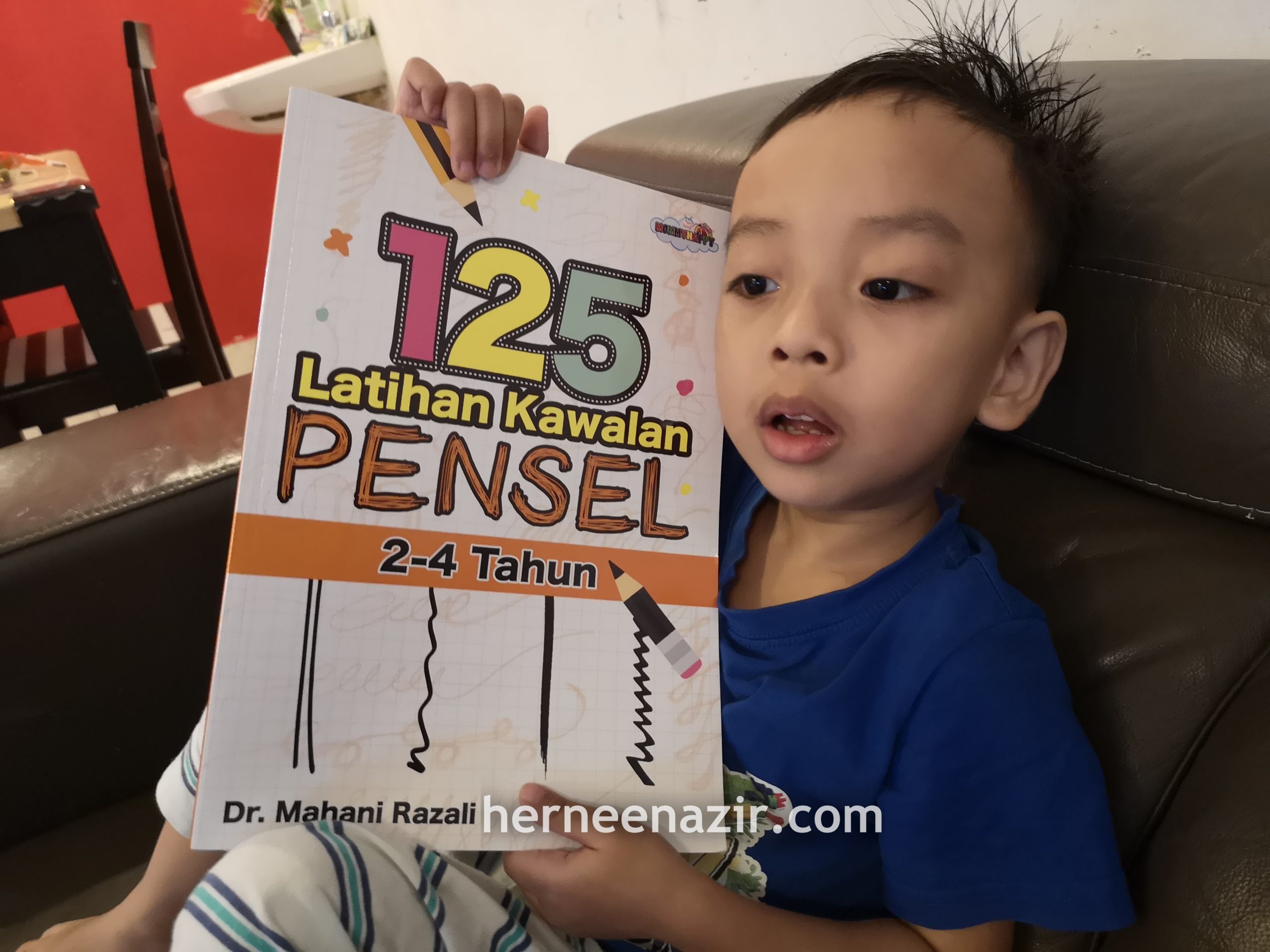 Buku 125 Latihan Kawalan Pensel Untuk Kanak-kanak 2 hingga 4 Tahun