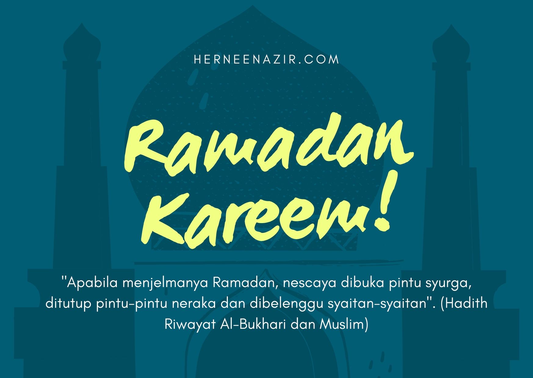 Salam Ramadhan Al-Mubarak 1441H