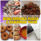 Menu Berbuka Puasa – 6 Ramadhan 1441H