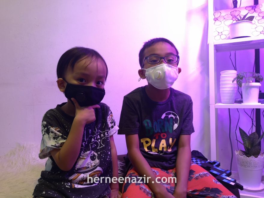 Lunavie Antibacterial Air Facemask Selesa Untuk Kanak-kanak
