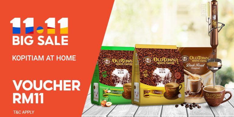 The Aroma of Good Times Awaits Malaysians this 11.11 with OLDTOWN White Coffee