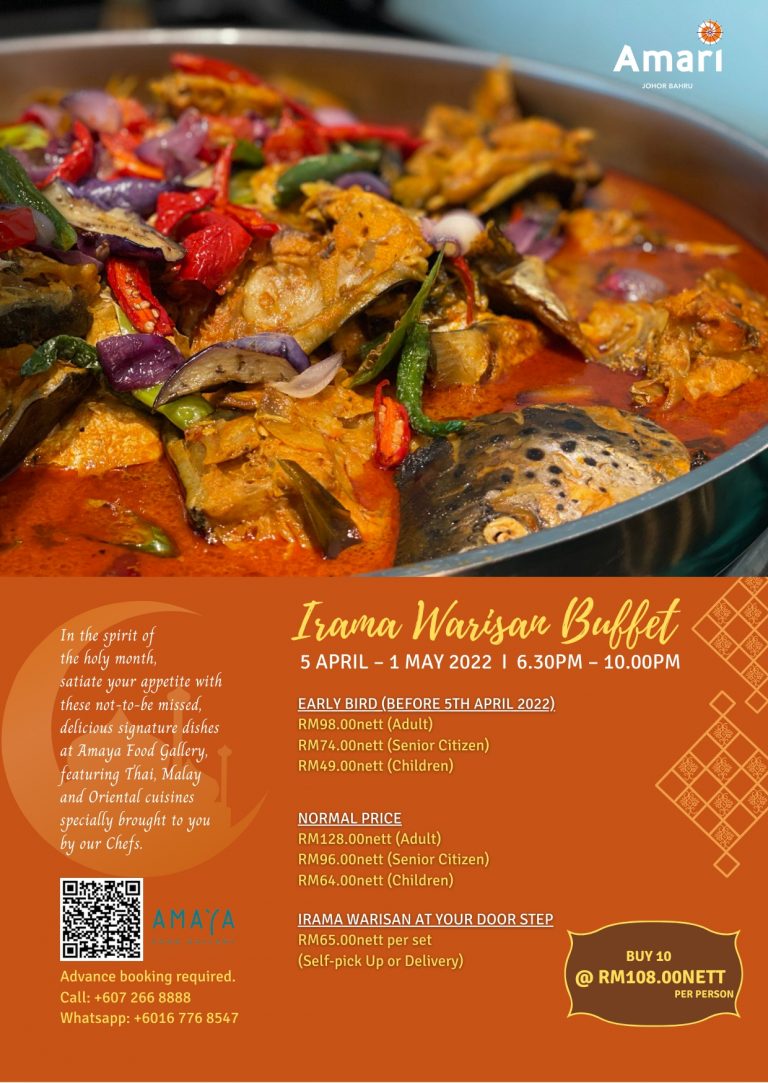 Senarai Buffet Ramadhan Sekitar Johor Bahru 2022