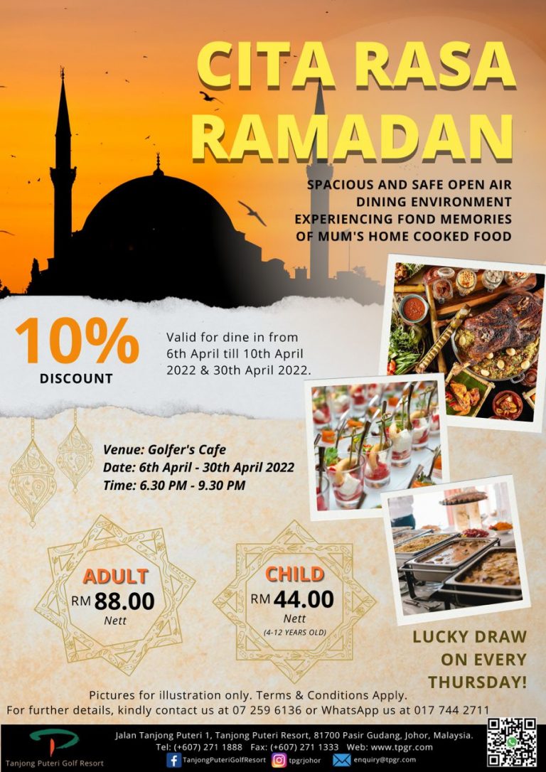 Citarasa Ramadan Tanjung Puteri Golf Resort