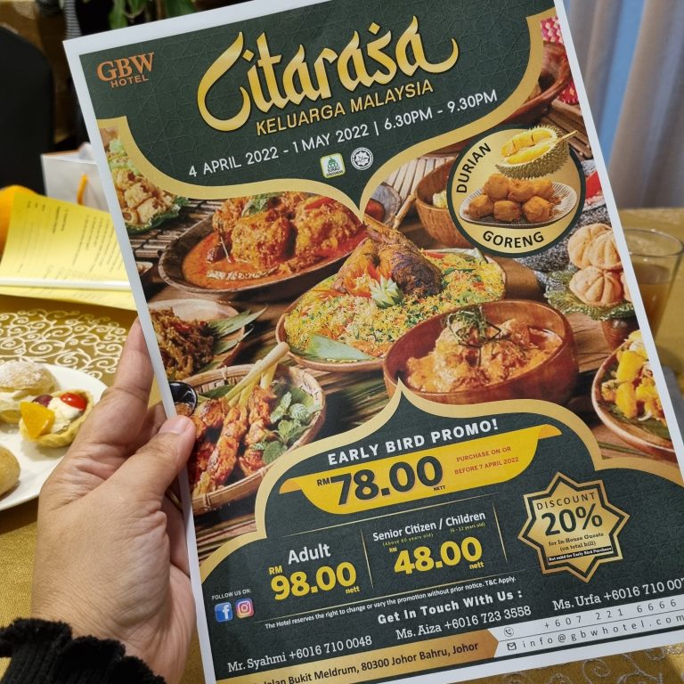 Berbuka Puasa Buffet Ramadan di GBW Hotel