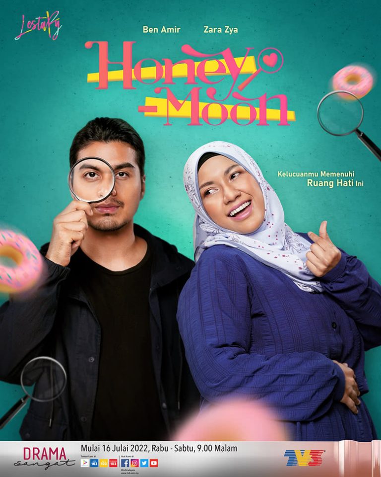 Drama Honey-Moon Lakonan Ben Amir & Zara Zya di TV3