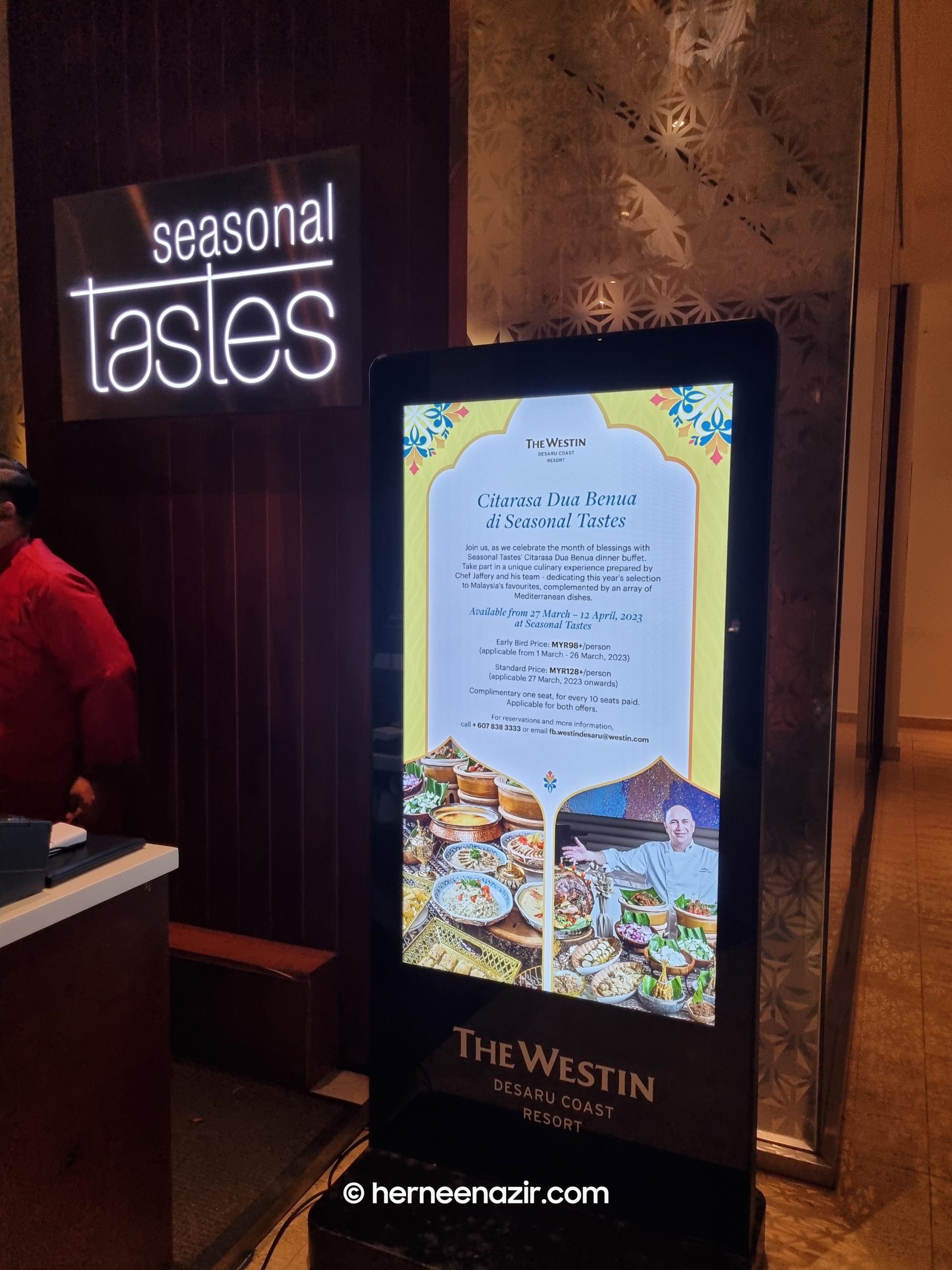 Buffet Ramadan 2023 – Citarasa Dua Benua di Seasonal Tastes The Westin Desaru Coast Resort