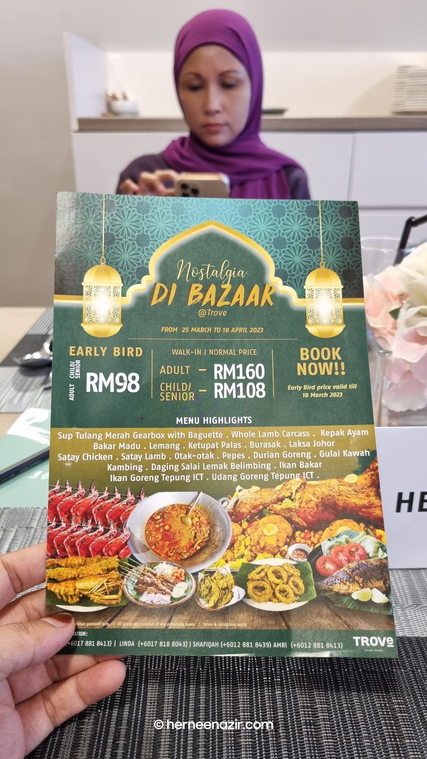 Buffet Ramadan 2023 – Nostalgia Di Bazaar @ Trove Johor Bahru