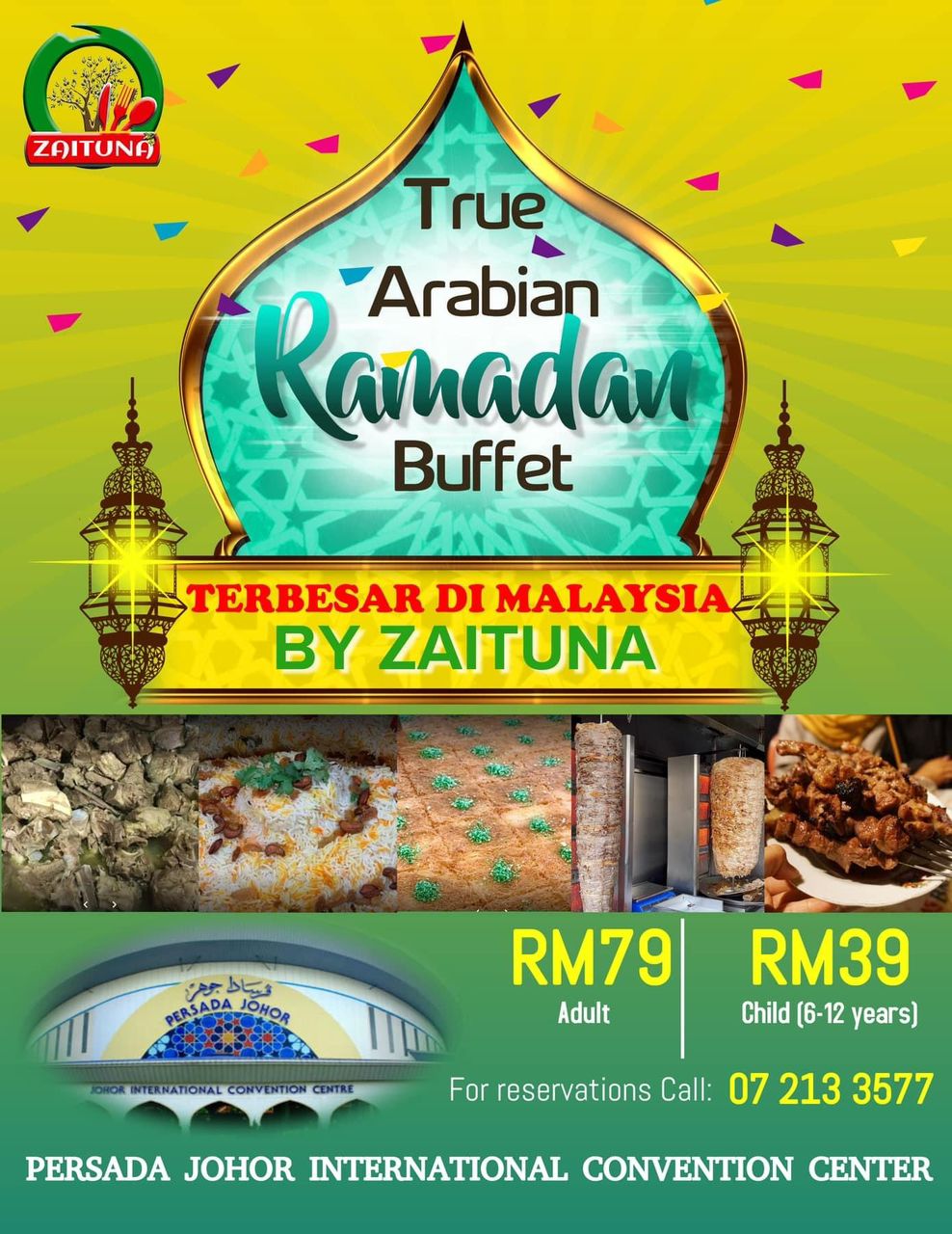 Buffet Ramadan Zaituna Restaurant di Persada Johor