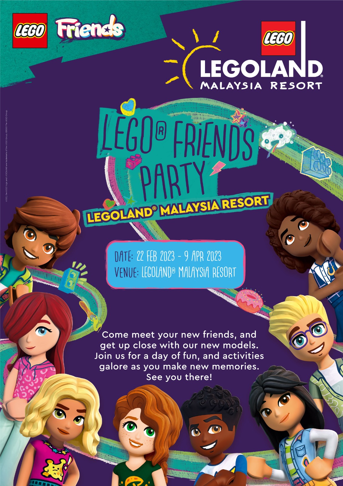LEGOLAND® Malaysia Resort Celebrates Friendships With An Unforgettable LEGO® Friends Party