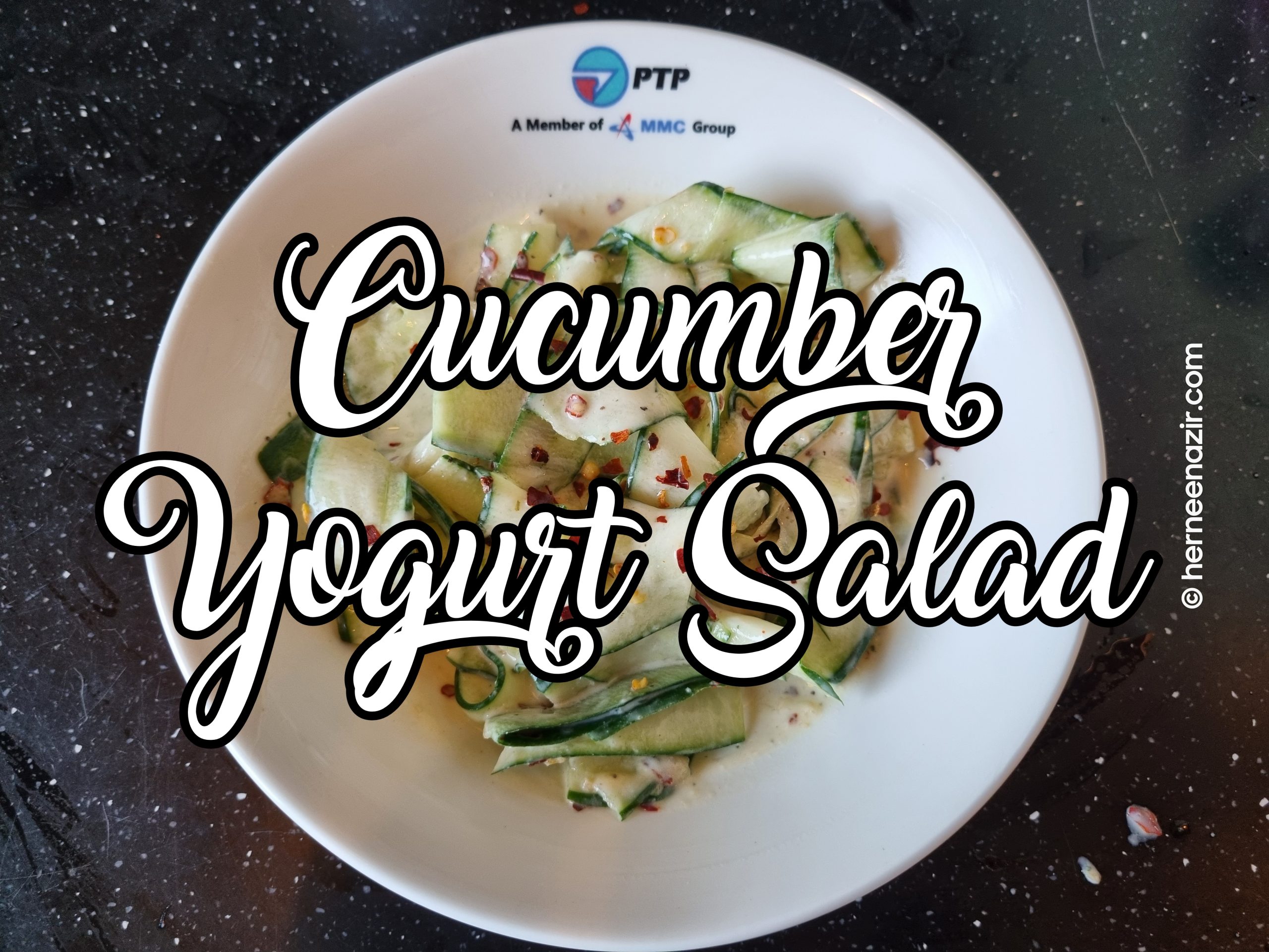 Resipi Diet Mudah & Sedap Cucumber Yogurt Salad! Mesti Cuba!