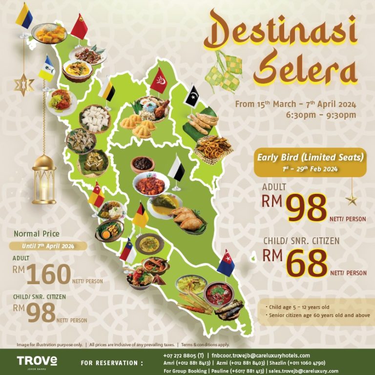 Buffet Ramadan 2024 – Destinasi Selera di Trove Johor Bahru