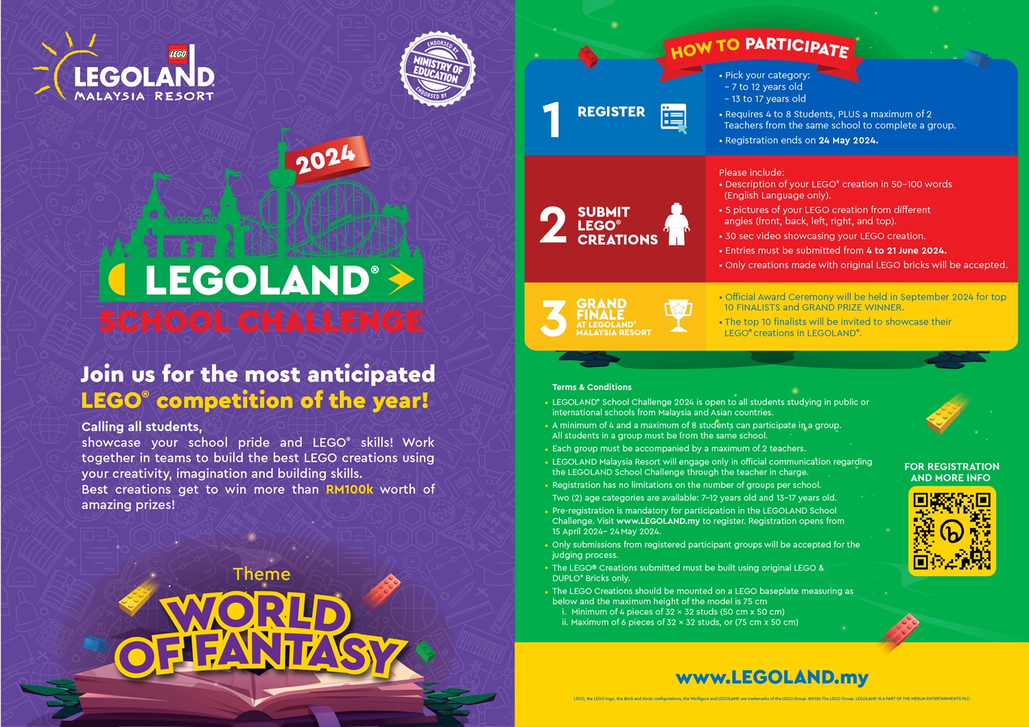 LEGOLAND® School Challenge 2024 Expands Across Asia & Opens for Registration on April 15th