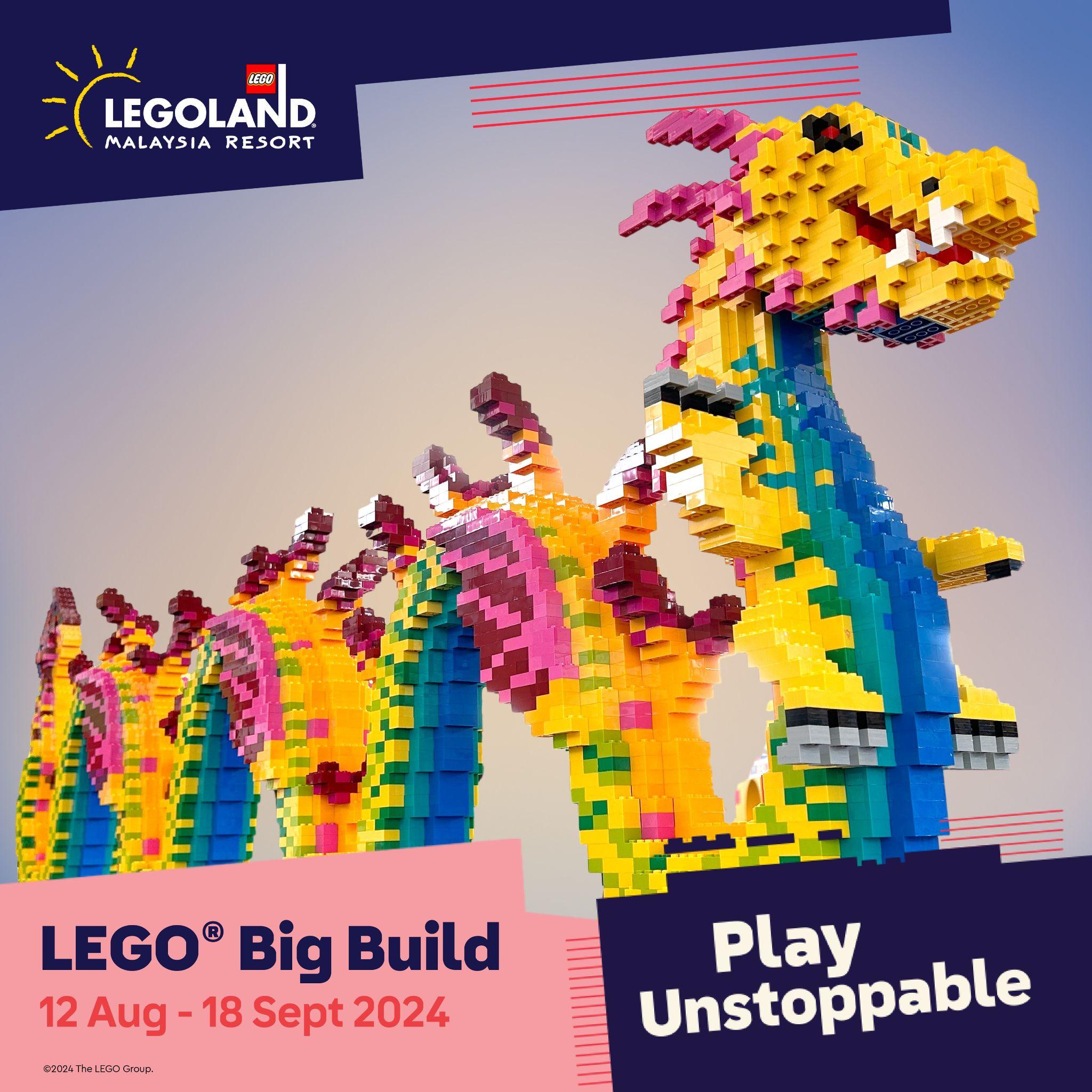 Join the Epic Quest to Build a Massive Colorful LEGO® Dragon at ...