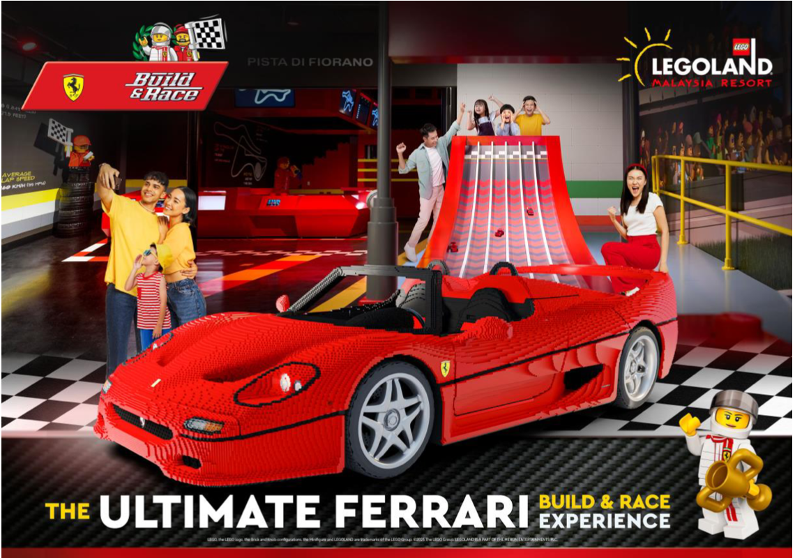The Countdown Begins: Lego® Ferrari Build & Race Flags Off At Legoland® Malaysia Resort This November