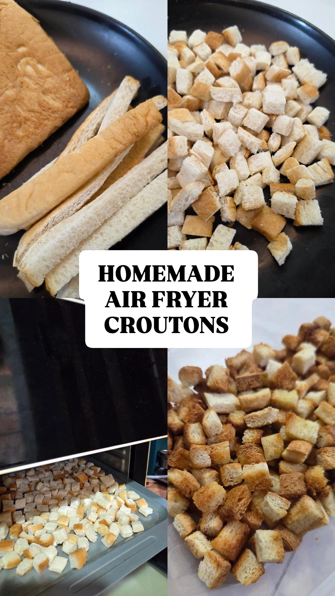 Homemade Air Fryer Croutons