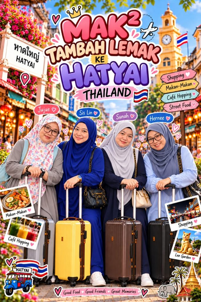 Trip Mak-mak Tambah Lemak ke Hatyai Songkhla Thailand (28 Sep - 2 Oct 2026)